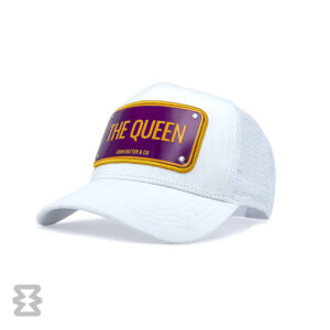 کلاه جان هتر مدل THE QUEEN WHITE