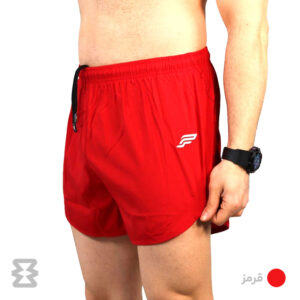 شلوارک مردانه پولانو مدل چاكدار کوتاه آيرو