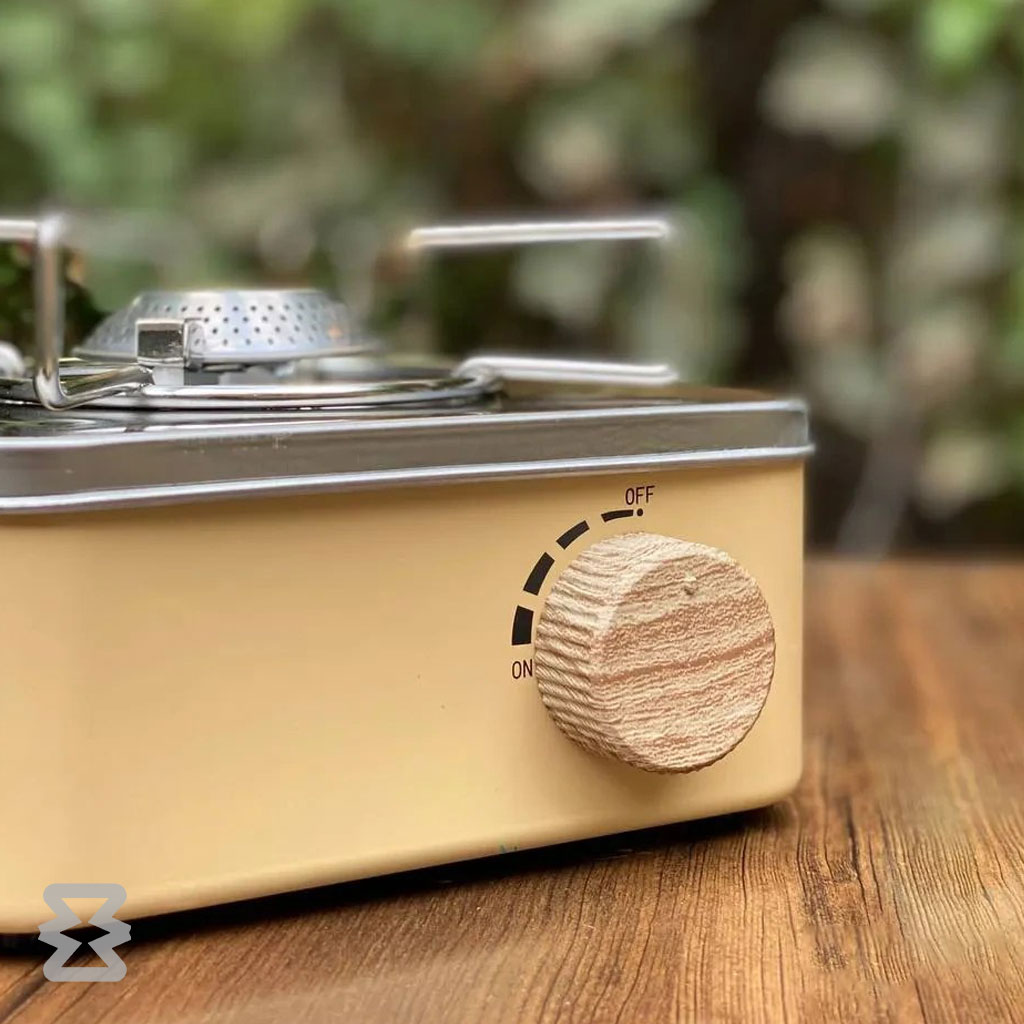 اجاق مسافرتی مدل ولوم چوبی