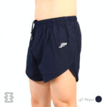 شلوارک مردانه پولانو مدل چاكدار کوتاه آيرو