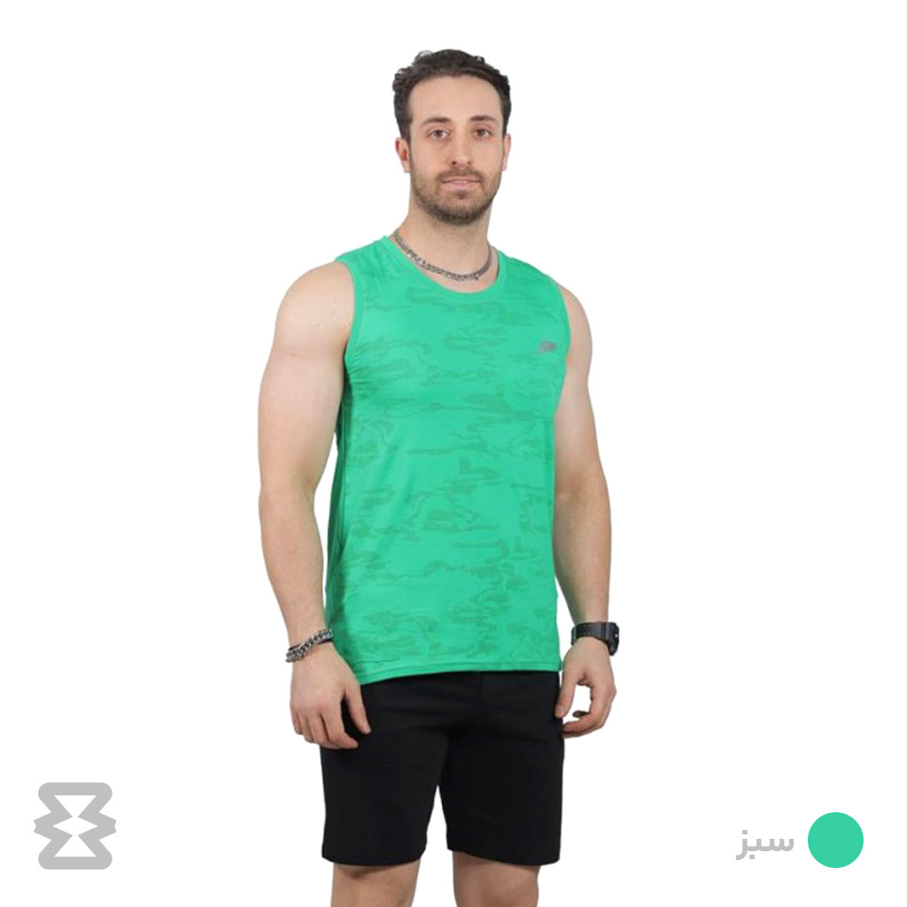 تاپ مردانه پولانو مدل حلقه ای نخ پنبه چریکی