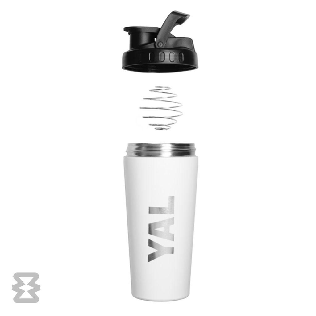 شیکر یل مدل فلزی سفید