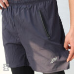 لگ مردانه پولانو مدل شلوارک دار آیرو زیپی