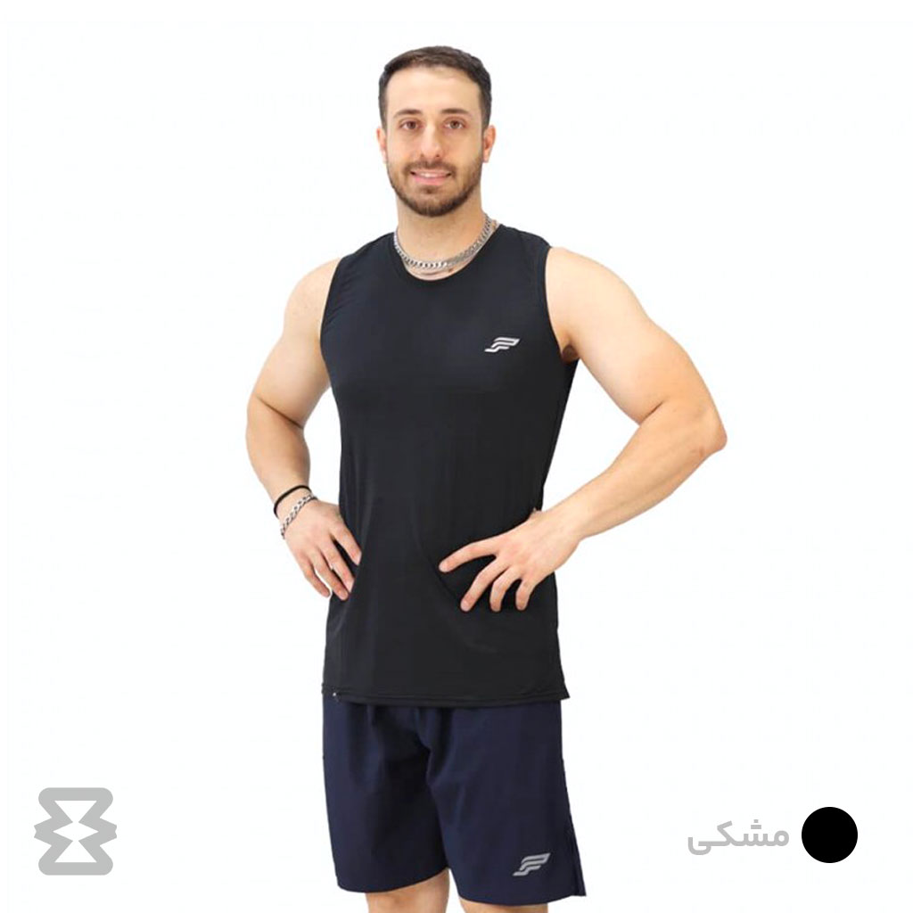 تاپ مردانه پولانو مدل حلقه ای چاکدار میراژ