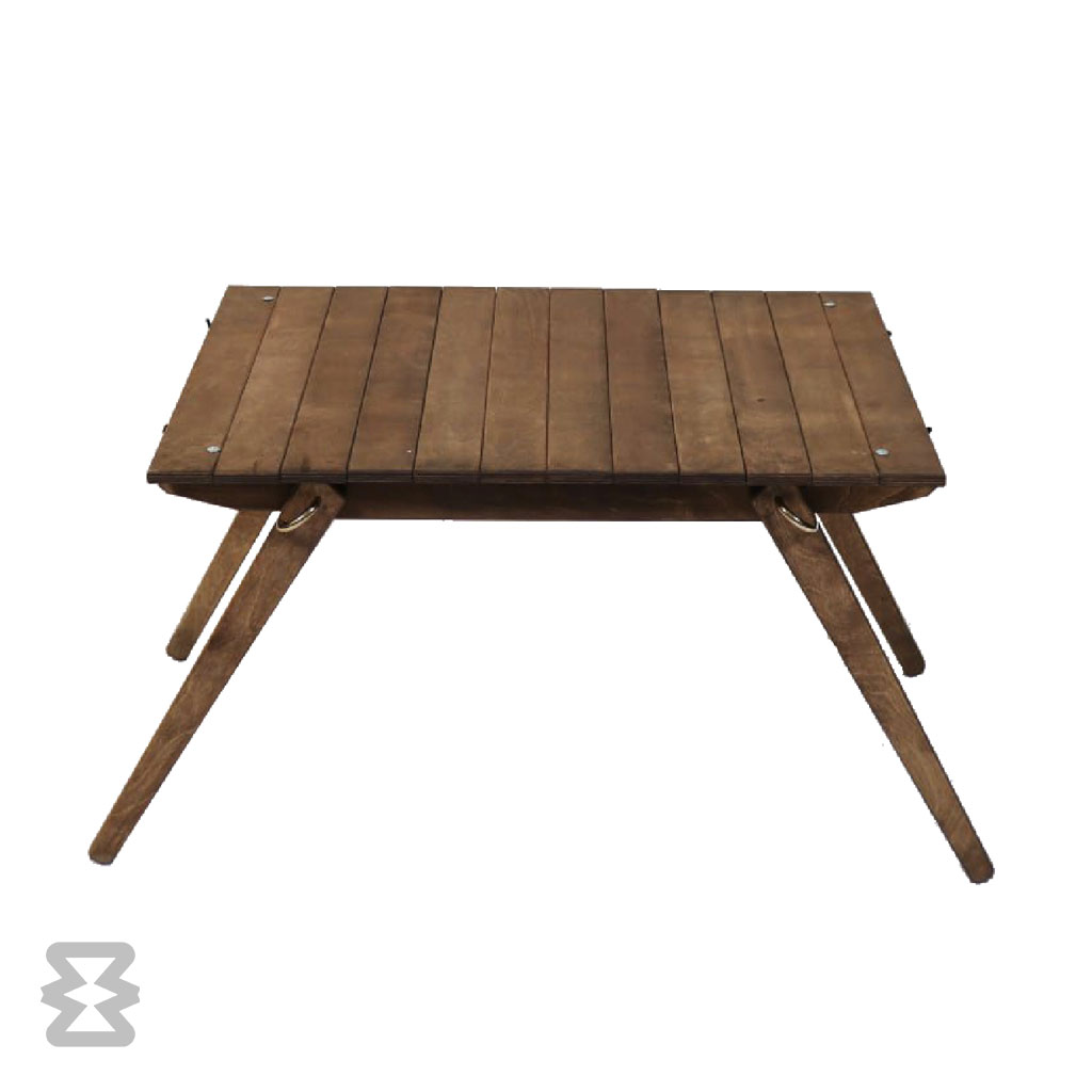 میز تاشو مجیکمپ مدل اتم چوبی