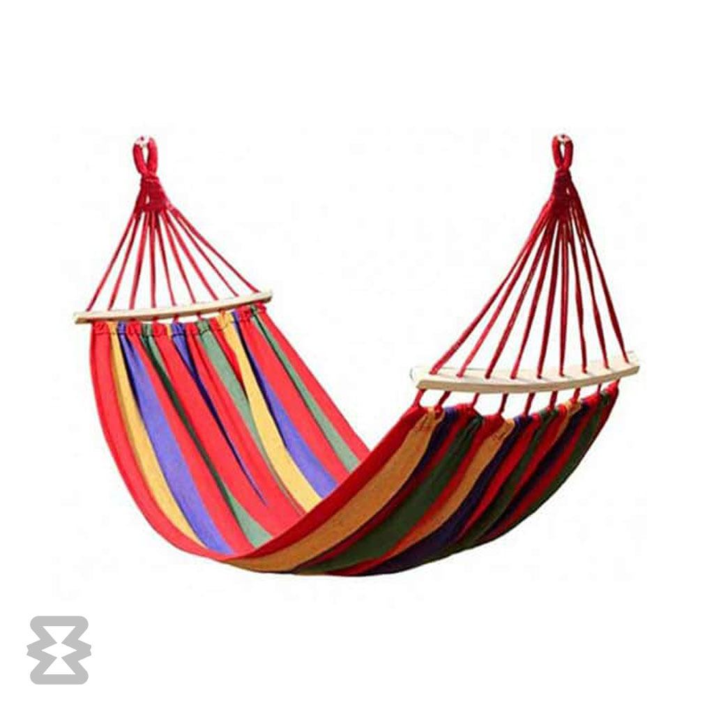 تخت آویز (ننو) چوب دار یک نفره