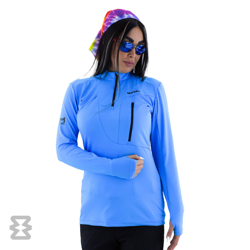 بلوز نیم زیپ زنانه Motal مدل W6