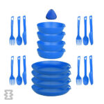 ست ظروف 4 نفره لایف کمپ مدل 21 تکه کد 45833