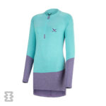 تیشرت زنانه آستین بلند نیم زیپ فینگر دار اسنوهاک کد SN-C2141