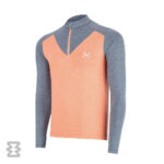 تیشرت آستین بلند نیم زیپ فینگر دار اسنوهاک کد SN-C2140