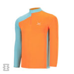 تیشرت نیم زیپ آستین بلند مردانه اسنوهاک کد SN-C2120