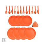 ست ظروف 4 نفره لایف کمپ مدل 21 تکه کد 45833