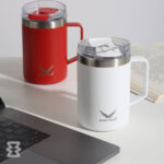 تراول ماگ دو جداره 480 میلی لیتر اسنوهاک مدل ANGEL کد SN-C6157