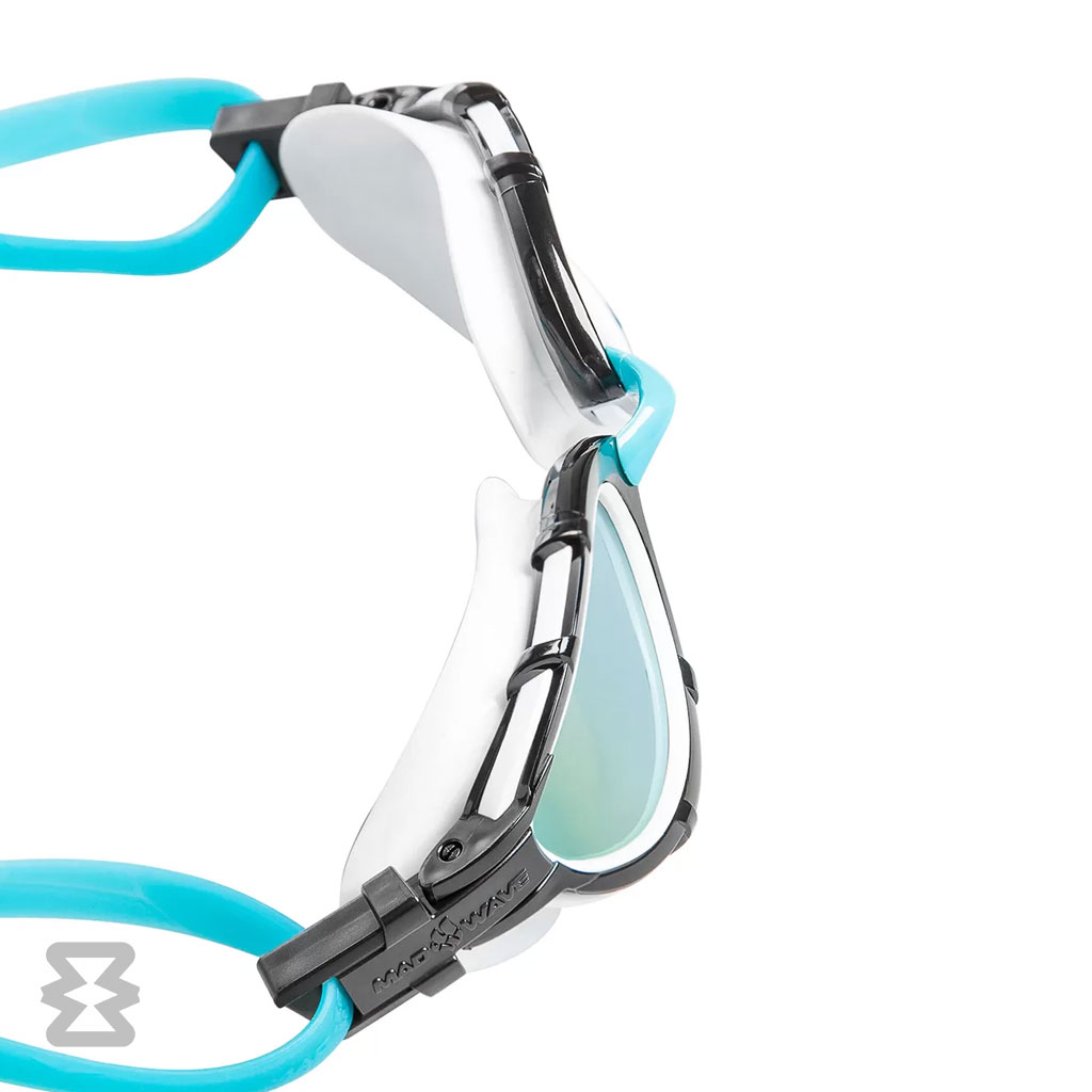 عینک شنای مدویو مدل Triathlon rainbow مناسب آب های آزاد