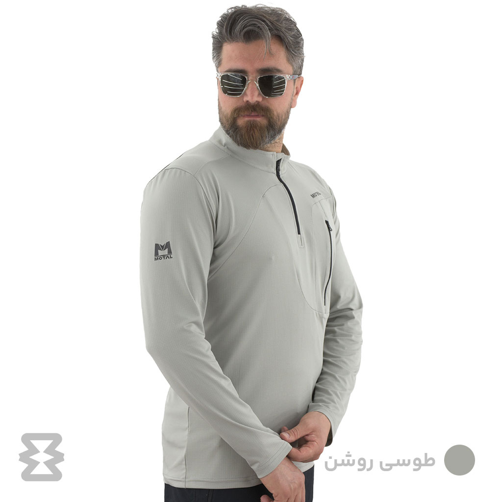 بلوز نیم زیپ مردانه Motal مدل T6