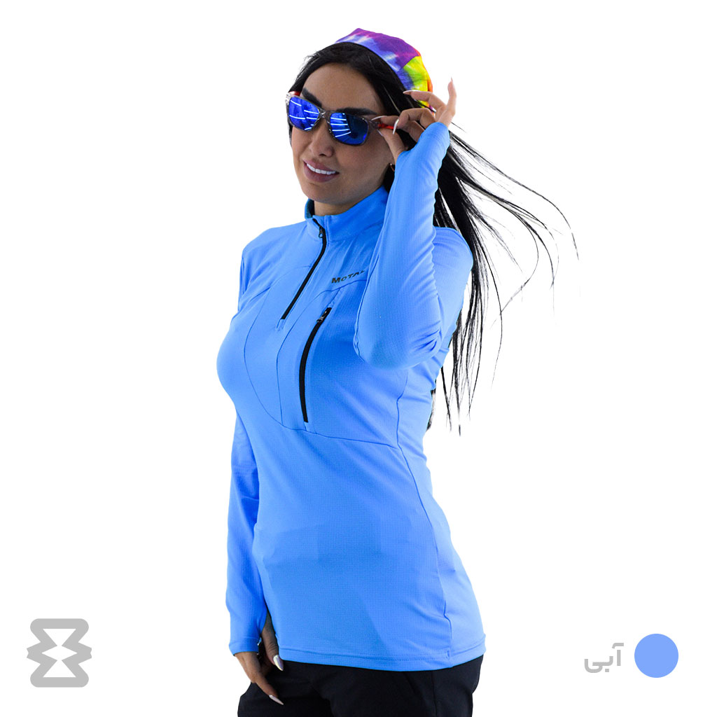 بلوز نیم زیپ زنانه Motal مدل W6