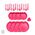 ست ظروف 4 نفره لایف کمپ مدل 21 تکه کد 45833