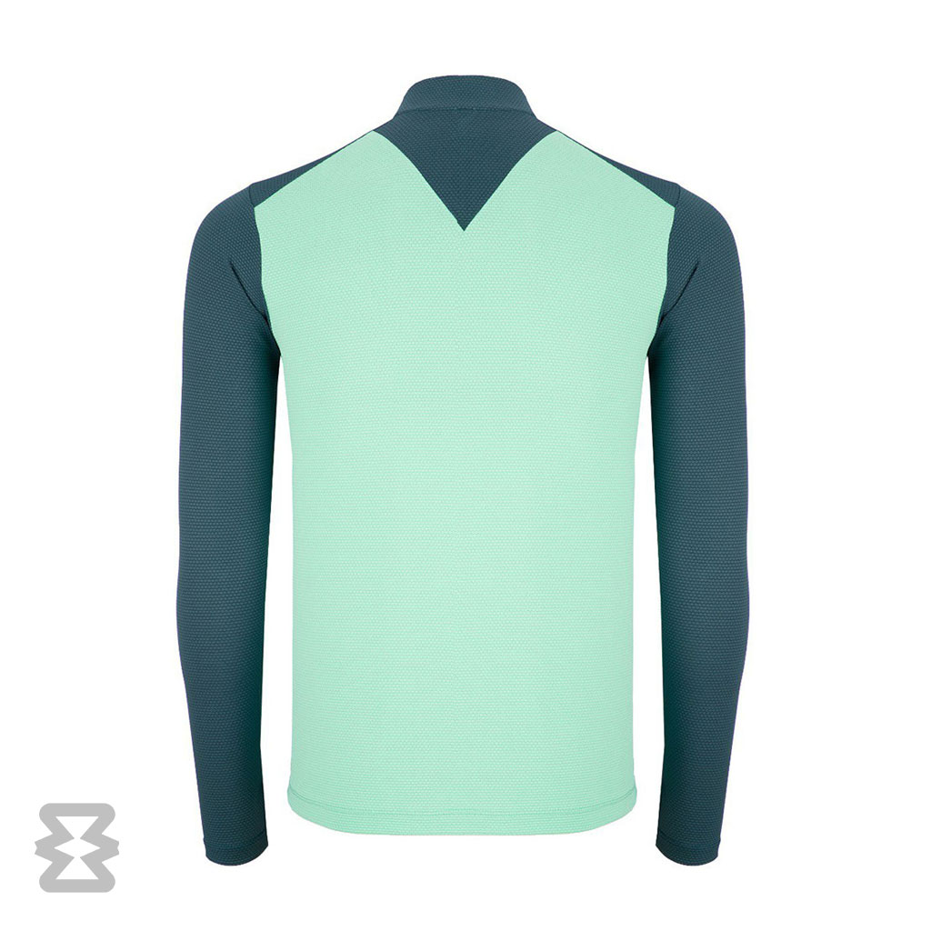 تیشرت آستین بلند نیم زیپ فینگر دار اسنوهاک کد SN-C2140