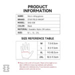 دستکش موتور سواری استار فیلد نایت مدل SKG-558