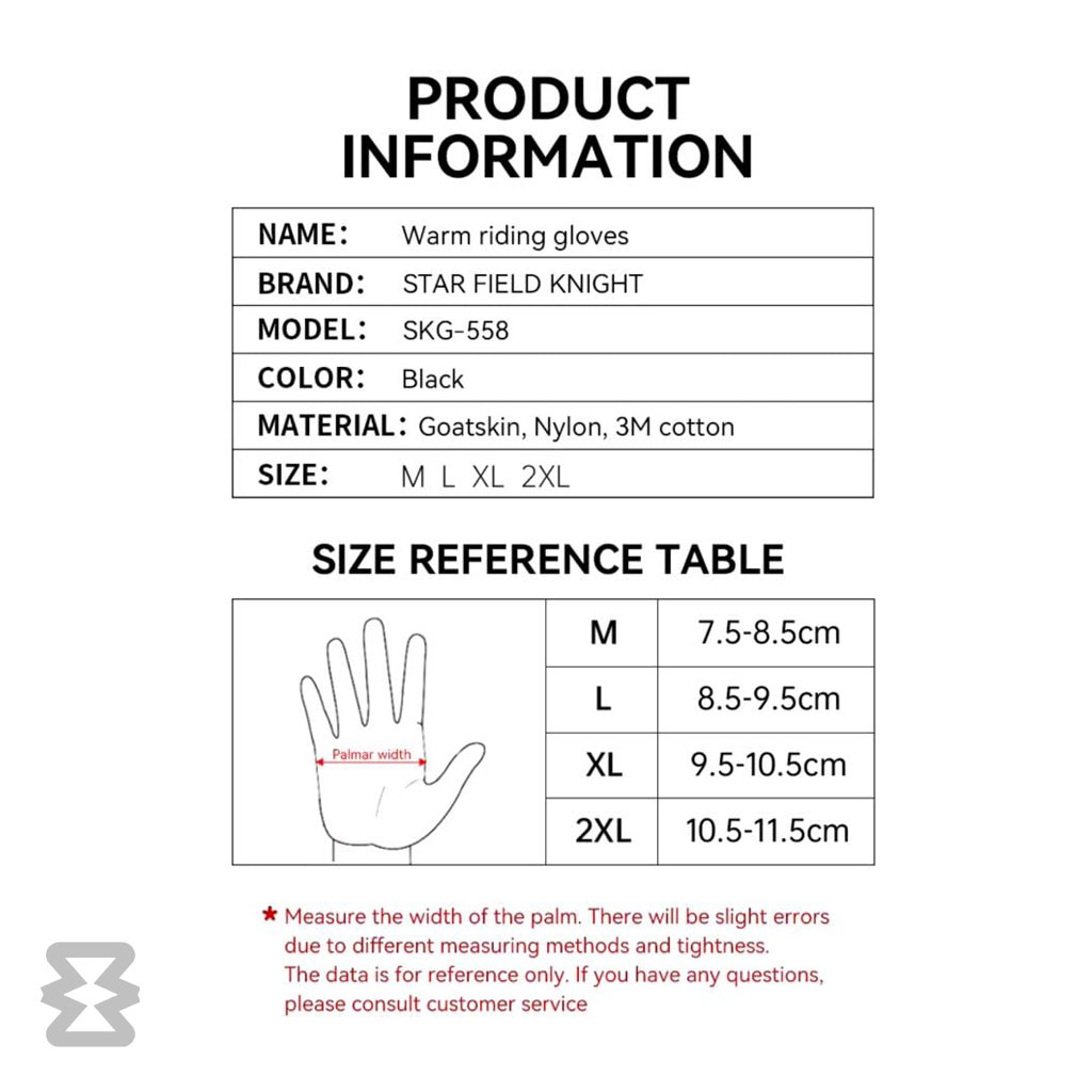 دستکش موتور سواری استار فیلد نایت مدل SKG-558