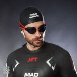 عینک شنای مدویو مدل TRIATHLON mirror مناسب آب های آزاد