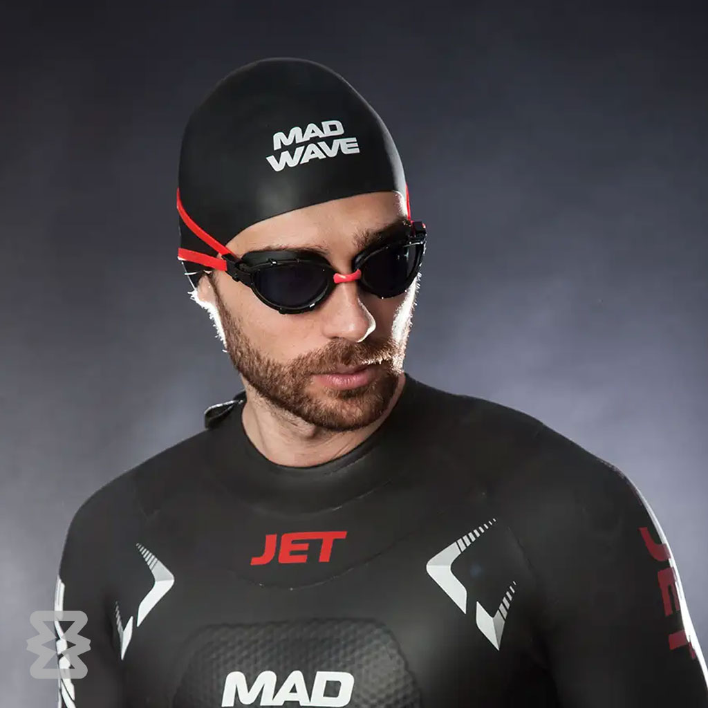 عینک شنای مدویو مدل TRIATHLON mirror مناسب آب های آزاد