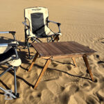 میز تاشو مجیکمپ مدل اتم چوبی