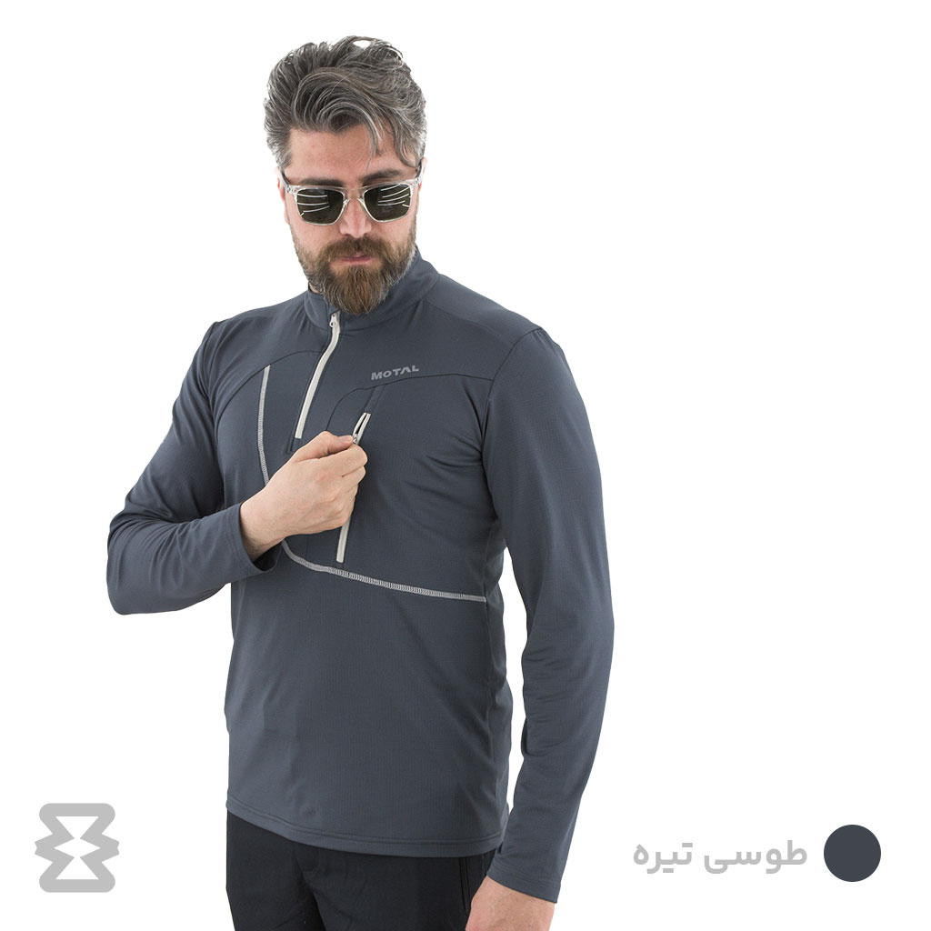 بلوز نیم زیپ مردانه Motal مدل T6