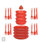 ست ظروف 4 نفره لایف کمپ مدل 21 تکه کد 45833