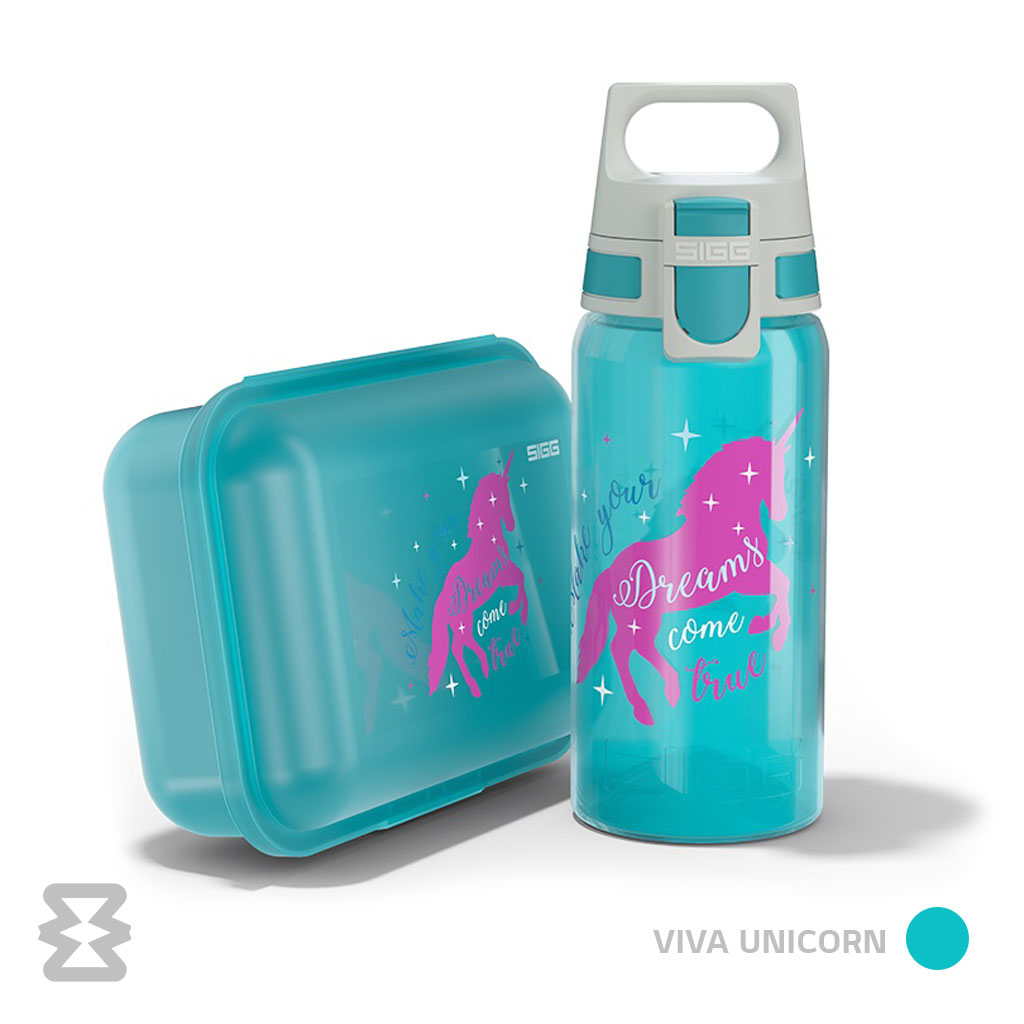 ست قمقمه و ظرف غذای کودک سیگ مدل VIVA SET KIDS LUNCH BOX