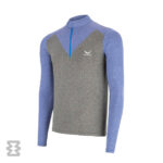 تیشرت آستین بلند نیم زیپ فینگر دار اسنوهاک کد SN-C2140