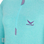 تیشرت زنانه آستین بلند نیم زیپ فینگر دار اسنوهاک کد SN-C2141