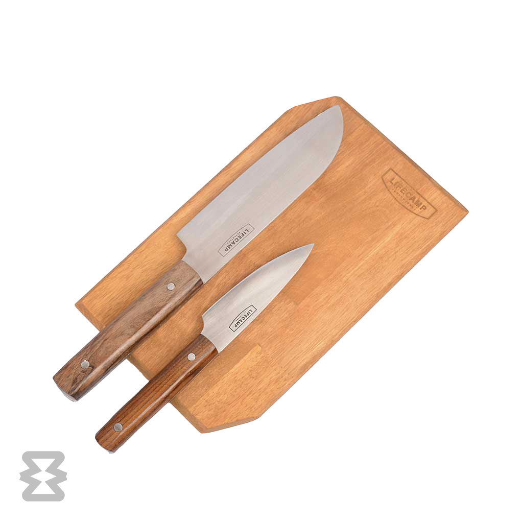 ست چاقو لایف کمپ مدل 3 تکه صربستانی کد 45815