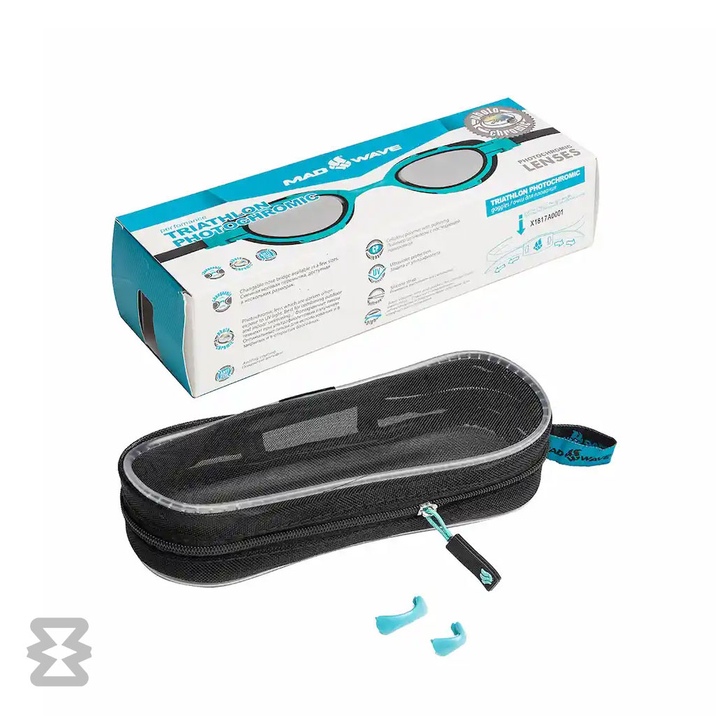 عینک شنای مدویو مدل TRIATHLON Photochromic مناسب آب های آزاد