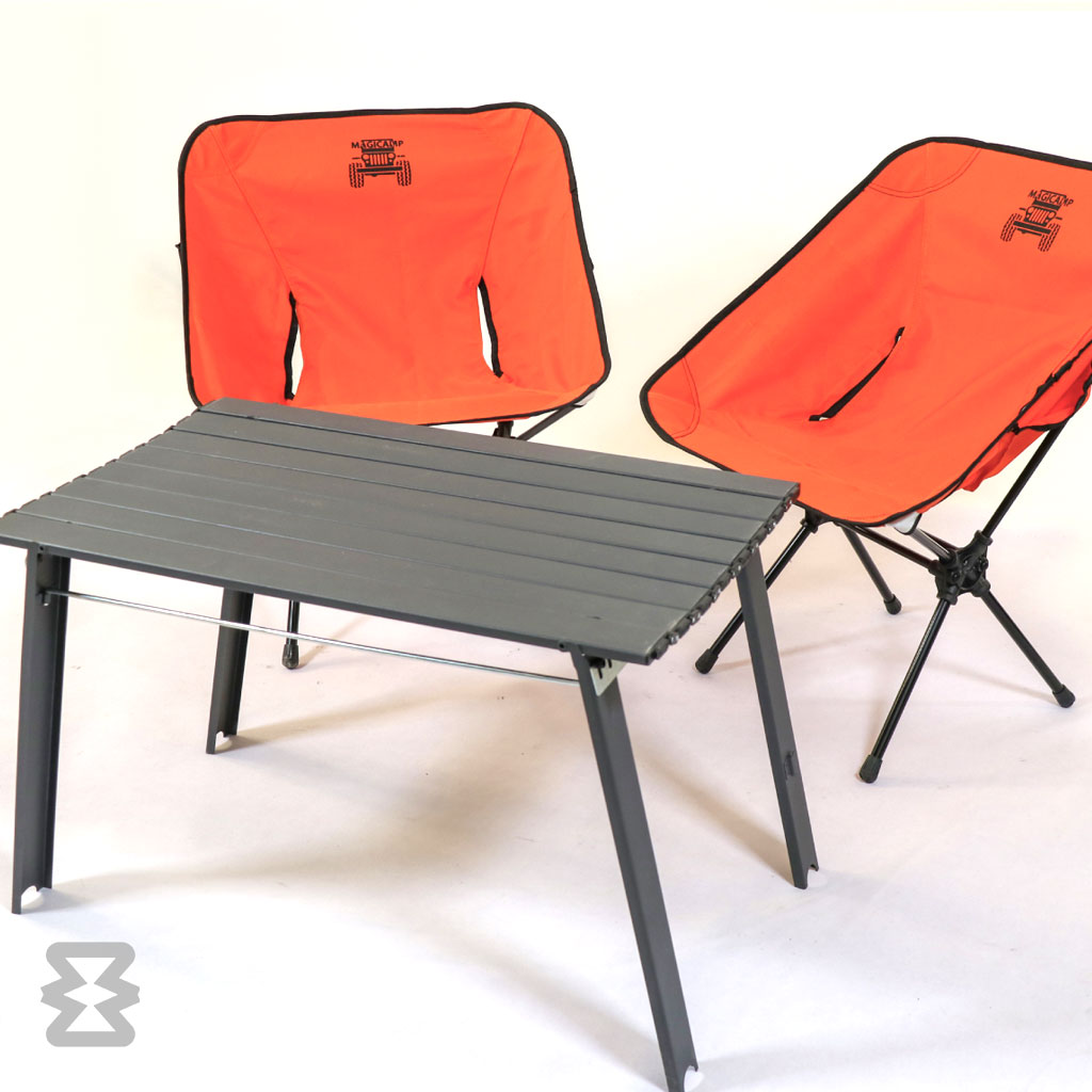 میز تاشو مجیکمپ مدل اتم آلومینیومی