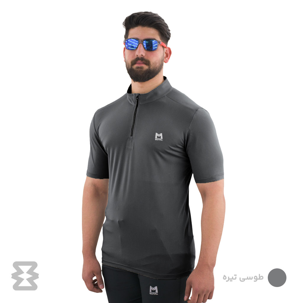 تیشرت نیم زیپ مردانه موتال مدل T3