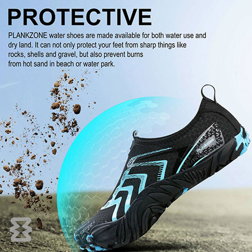 کفش آبی Plankzone مدل Reghez رنگ آبی مشکی