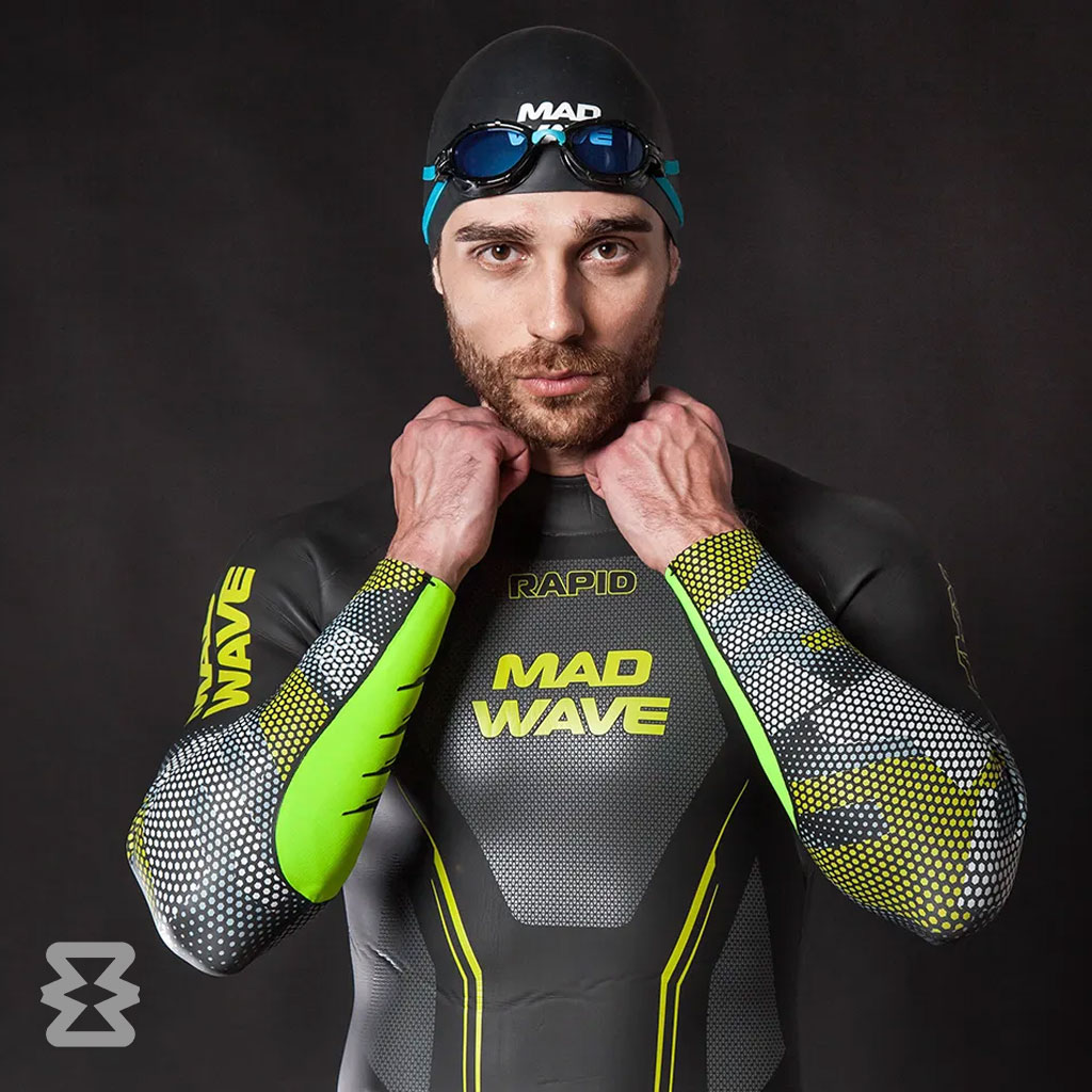 عینک شنای مدویو مدل TRIATHLON مناسب آب های آزاد