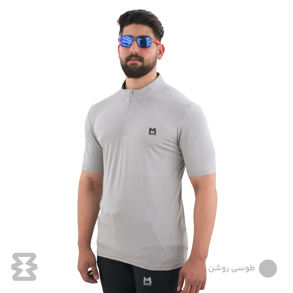 تیشرت نیم زیپ مردانه موتال مدل T3