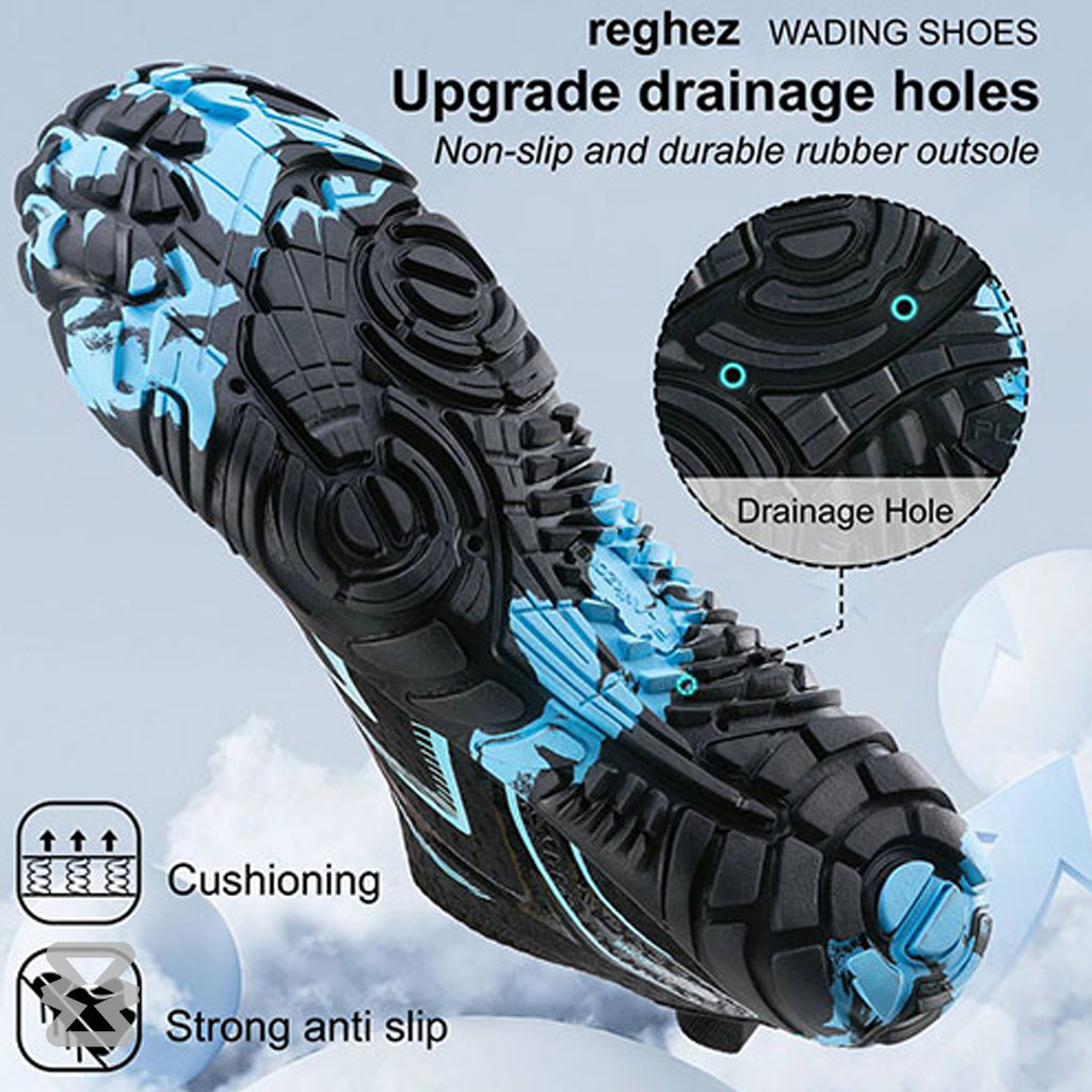 کفش آبی Plankzone مدل Reghez رنگ آبی مشکی