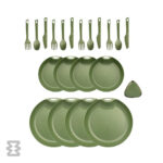 ست ظروف 4 نفره لایف کمپ مدل 21 تکه کد 45833