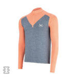 تیشرت آستین بلند نیم زیپ فینگر دار اسنوهاک کد SN-C2140