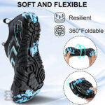 کفش آبی Plankzone مدل Reghez رنگ آبی مشکی