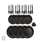 ست ظروف 4 نفره لایف کمپ مدل 21 تکه کد 45833