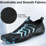 کفش آبی Plankzone مدل Reghez رنگ آبی مشکی