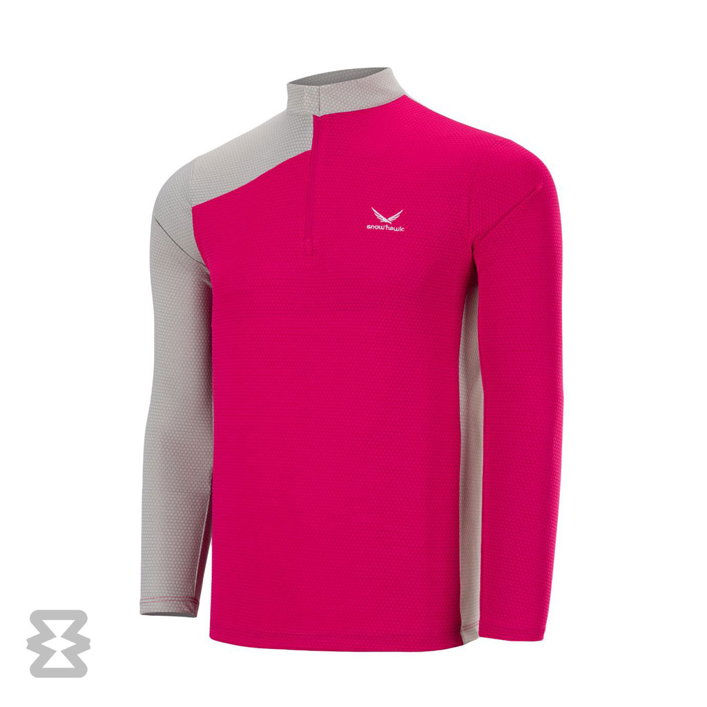 تیشرت نیم زیپ آستین بلند مردانه اسنوهاک کد SN-C2120