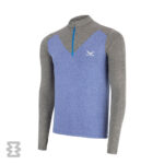 تیشرت آستین بلند نیم زیپ فینگر دار اسنوهاک کد SN-C2140