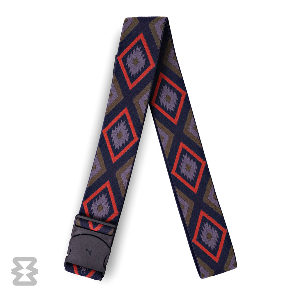 کمربند اسلیم ایگل سی مدل کشبافت ادونچر طرح قبیله‌ای قرمز آبی