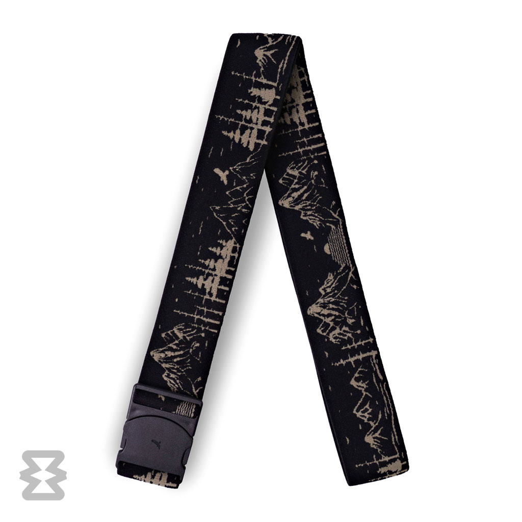 کمربند استاندارد ایگل سی مدل کشبافت ادونچر طرح جنگل سبز مشکی