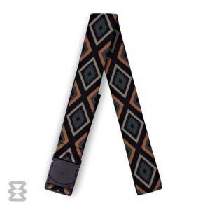 کمربند استاندارد ایگل سی مدل کشبافت ادونچر طرح قبیله‌ای سبز کرم